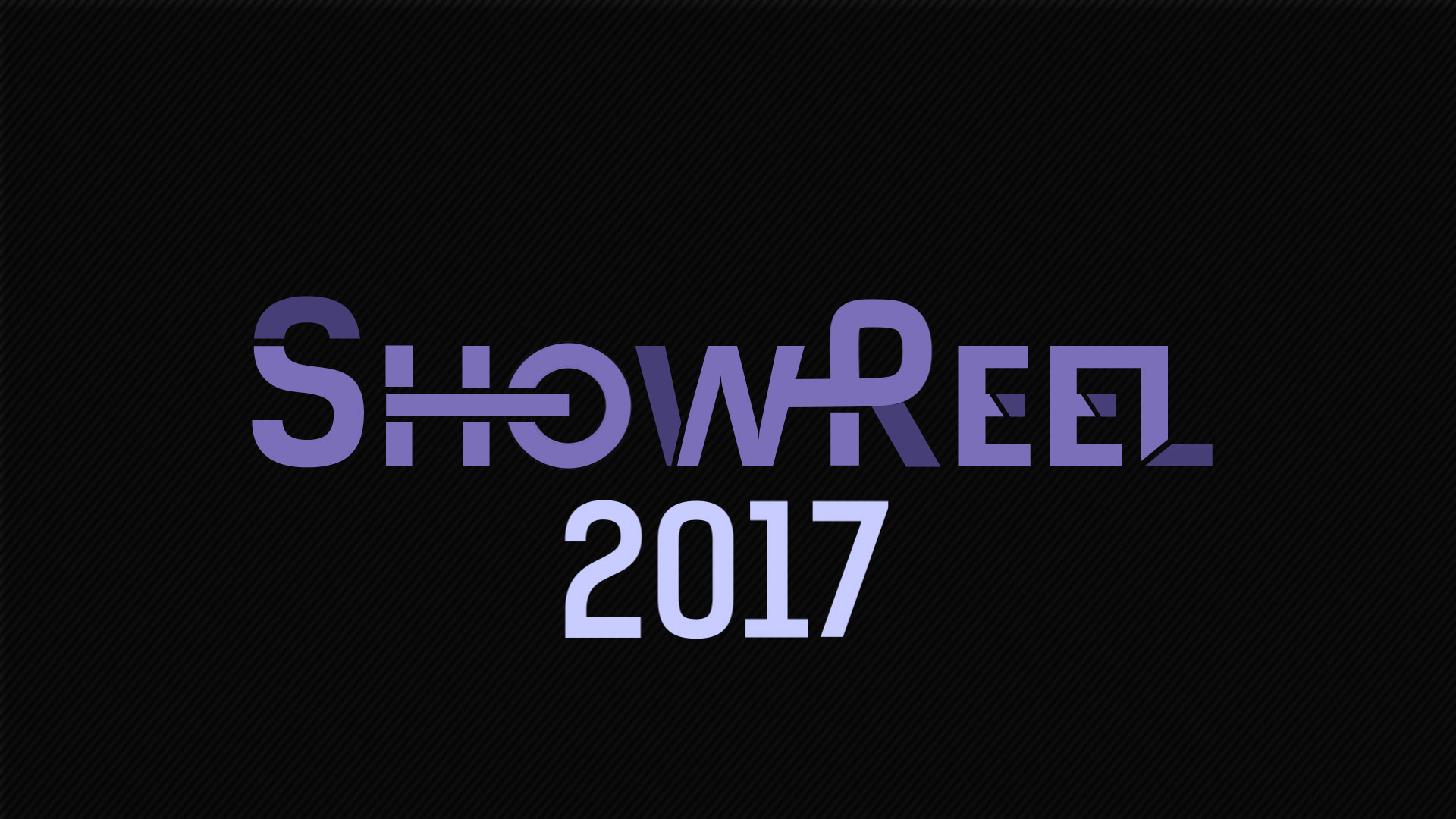 Showreel 2017